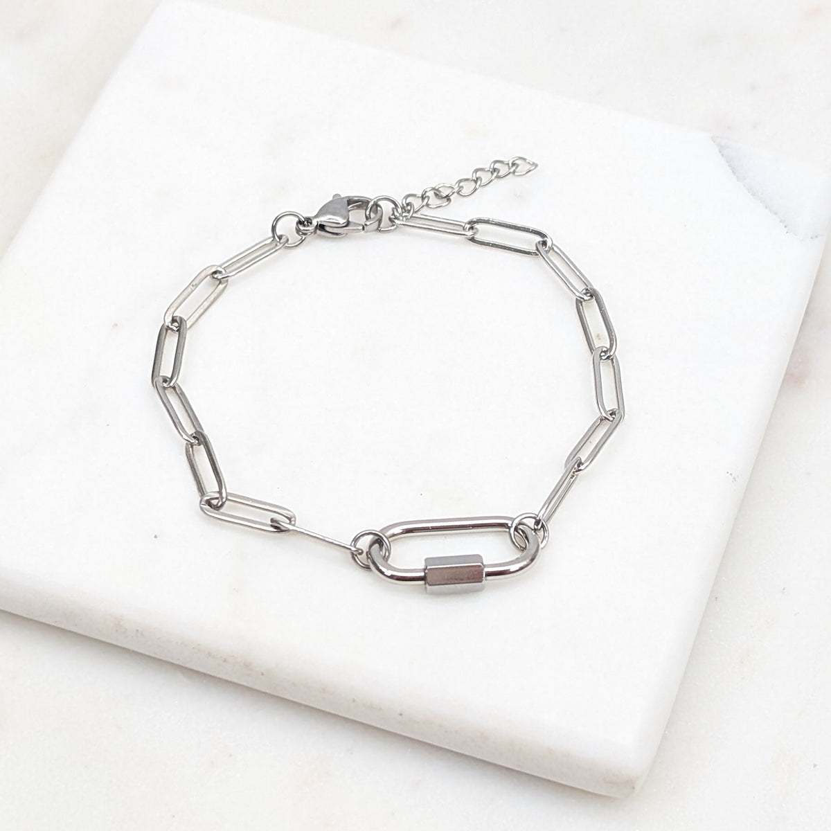 Paperclip Carabiner Bracelet