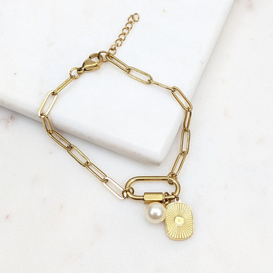 Paperclip Carabiner Bracelet