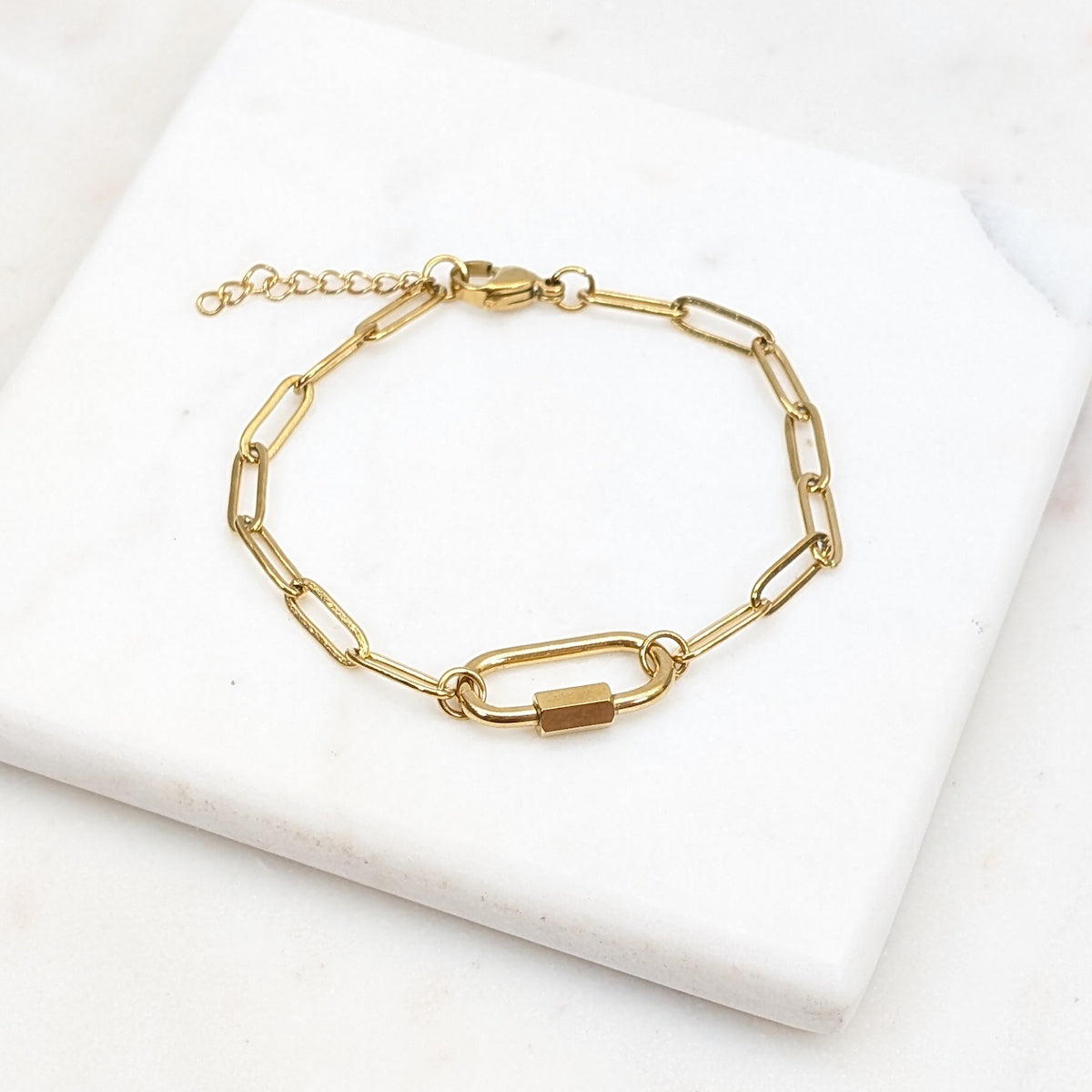 Paperclip Carabiner Bracelet