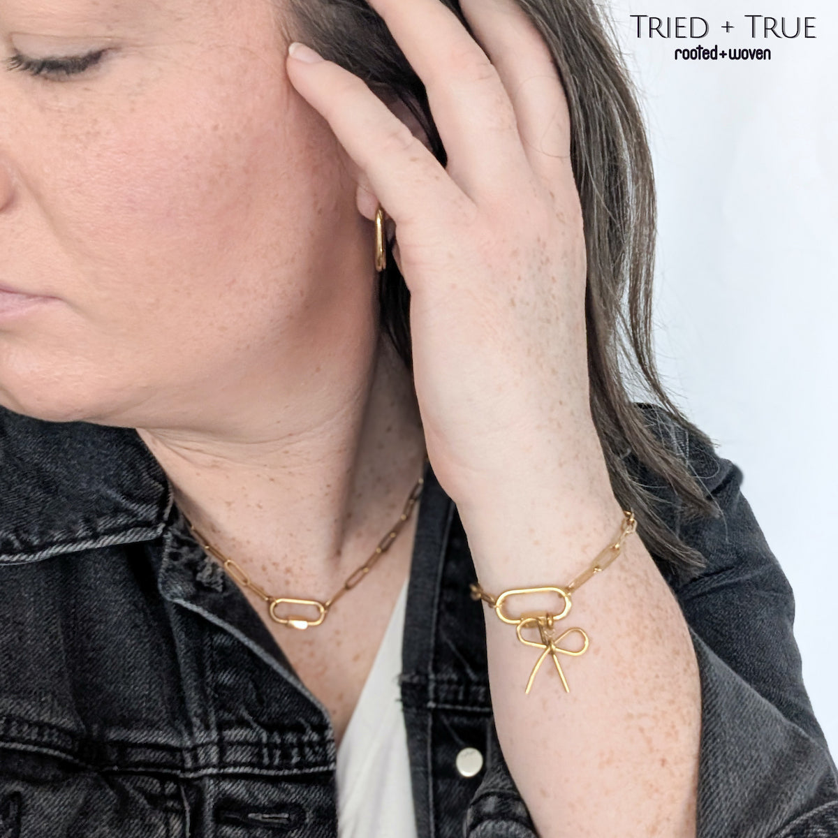 Paperclip Carabiner Bracelet