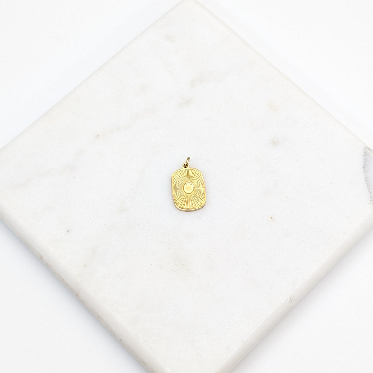 Sunburst Rectangle Charm