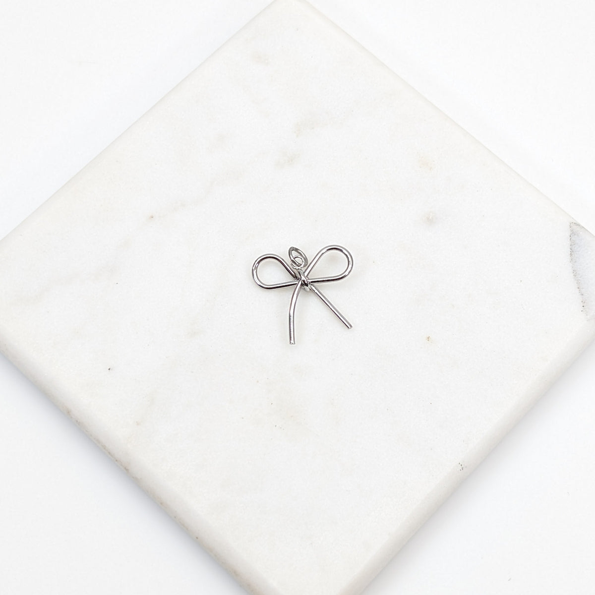 Wire Bow Charm