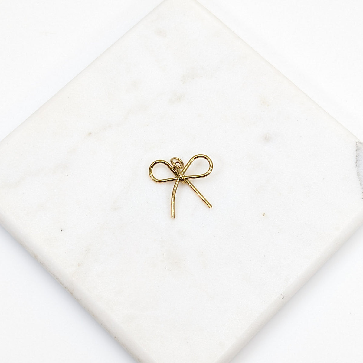 Wire Bow Charm